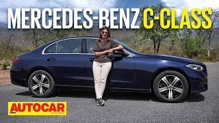 2022 MercedesBenz CClass review  Its a baby SClass  First Drive  Autocar India [upl. by Enimrac]