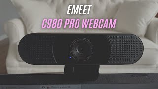 EMEET SmartCam C980 Pro Review Test  eMeet C980 Pro Webcam with Microphone 1080P 30FPS [upl. by Hamrah213]