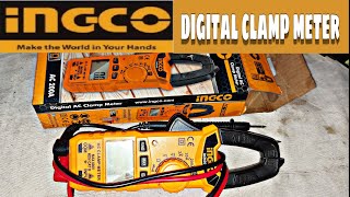 Ingco Digital Clamp Meter Company Issue [upl. by Miharba]