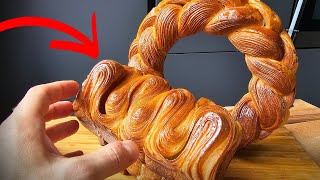 Brioche feuilletée La recette et la meilleure technique [upl. by Nylad]