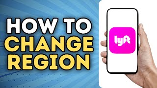 How to Change Region on Lyft DRIVER app  Quick amp Easy [upl. by Orlena]