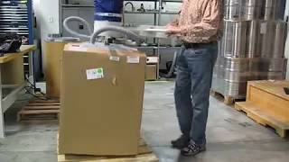 SYSP เครื่องช่วยยกกล่อง 140 kg Jumbo Carton boxes Schmalz [upl. by Alleira]