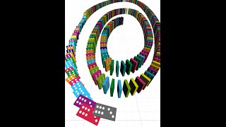 Easy Toppling Dominoes  Smartphone app [upl. by Aissatsan541]