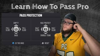 Former College Offensive Linemen Teaches You How To Pass Block In NCAA 25 [upl. by Olleina643]