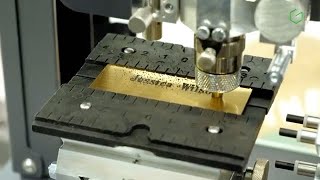 How to engrave a plate M20X [upl. by Seale248]