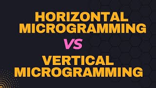 Difference Between Horizontal and Vertical Microprogramming in COA  CO  CA  COA [upl. by Zoha]