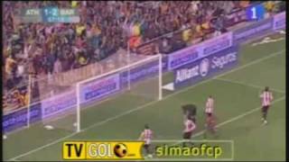 FC Barcelona vs Athletic de Bilbao 41 Final Copa del Rey 2009 [upl. by Isdnyl332]