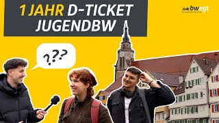 Lob oder Kritik 1 Jahr günstiges Ticket für junge Menschen – Straßenumfrage in Tübingen [upl. by Ewold]