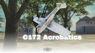 Cessna 172 Acrobatics  X Plane 12 Shared Cockpit  Funny Moments [upl. by Channa]