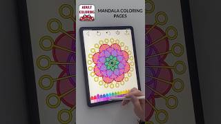 Mandala Coloring Book For Adults adultcoloring mandalacoloring coloringbook relaxing arts [upl. by Itsym772]