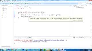 Java Tutorial 9 Hello Arrays and ArrayLists [upl. by Gambrill]