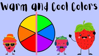 Warm and Cool Colors Explained FOR KIDS interactive [upl. by Annoyk935]