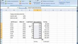 Cómo utilizar las funciones matemáticas de Excel II [upl. by Purcell97]