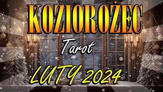 KOZIOROŻEC TAROT HOROSKOP LUTY 2024 ROK [upl. by Craw]