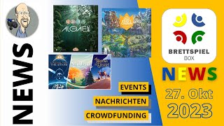 Brettspiel News der Brettspielbox  27102023 [upl. by Harbert540]