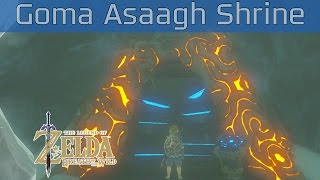 The Legend of Zelda Breath of the Wild  Goma Asaagh Shrine Walkthrough HD 1080P [upl. by Ingrid]