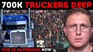 Massive Trucker Convoy Descends on Texas Over Border Crisis [upl. by Concepcion]