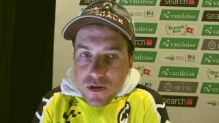 Domenico Pozzovivo  intervista post gara  6a Tappa  Tour de Suisse 2017 [upl. by Nymzaj]