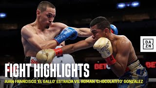 HIGHLIGHTS  Juan Francisco El Gallo Estrada vs Roman Chocolatito Gonzalez [upl. by Bili62]