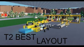 TIER 2 BEST LAYOUT  Factory Simulator  Roblox [upl. by Lorelei95]