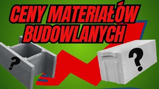 CENY MATERIAŁÓW BUDOWLANYCH W 2024 r  BONUS [upl. by Atinrahs]