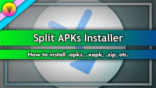 How to Install Apks XAPK Zip etc  Split APKs Installer SAI Setup  ZArchiver [upl. by Davida]