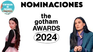 Nominaciones Gotham Awards 2024 [upl. by Aiello]