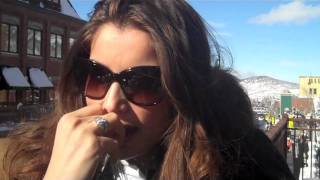 Italians In film interview with Laetitia Casta  Sundance Film Fest [upl. by Marchak]