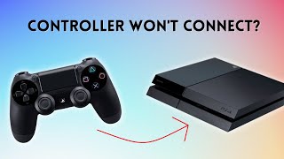 PS4 Controller Wont Connect  This is the EASY fix [upl. by Dyob658]