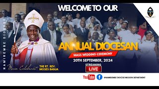 ANNUAL DIOCESAN MASS WEDDING 2024 AT NAMIREMBE CATHEDRAL  PART 2 [upl. by Erdnaek552]