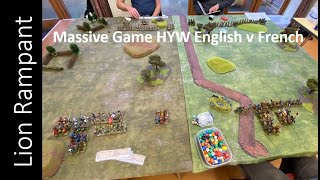 Lion Rampant massive game 72 points a side HYW French v English [upl. by Erdnuaed]