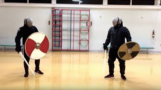 Sword and Shield sparring Nick vs Mike [upl. by Moll821]