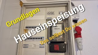 Hauseinspeisung Energieautark offgrid Selbstversorgung Energiewende Kriesenvorsorge Hausanschluss [upl. by Woodman]