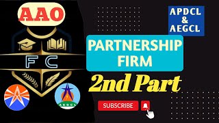 Partnership FirmPart 2Accountancy for AAO in APDCLClass 12Falcon Coaching16 [upl. by Idolah]