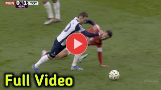 bruno fernandes red card  bruno fernandes red card Vs Tottenham  bruno fernandes red card video [upl. by Girardi]