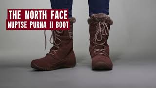 The North Face Womens Nuptse Purna II Boot 2017 Review [upl. by Ahc114]