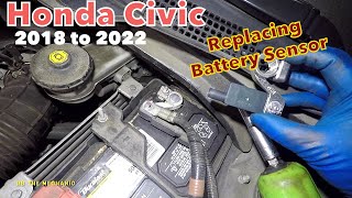 Honda Civic 2018 to 2022 CHECK CHARGING SYSTEM and all other lights on dash FIX [upl. by Muhan]