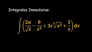 Integrales inmediatascalculointegral integral calculodiferencial [upl. by Waechter]