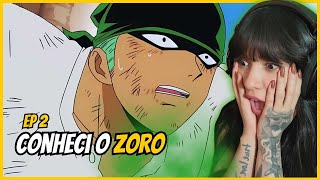 Conheci o ZORO  One Piece  REACT EP2 [upl. by Windsor]