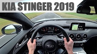 2019 Kia Stinger 33 V6 TGDI 4K POV TEST Tohle se vážně povedlo [upl. by Ahsinawt]