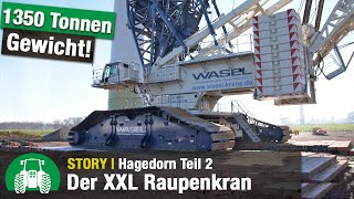 Liebherr LR11000 Raupenkran  Hagedorn Gruppe  Maaßen  Wasel  Kraftwerk Lünen amp Windkraft Teil 2 [upl. by Mcnamara]