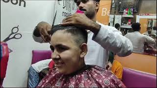 two side fade hairstyleviralvideo hairstyle foryou NewAliBeautySaloon [upl. by Ebeneser]