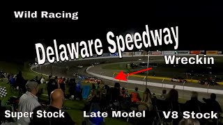 Delaware Speedway V8 Stock Series Super Stock Series amp Late Models 23 August 2024 [upl. by Llenrrad]