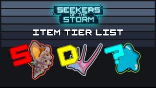 ITEM TIER LIST  Risk Of Rain 2 Seekers of the Storm [upl. by Ojytteb]