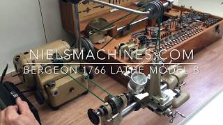 Bergeon Lathe Model B Complete [upl. by Petrick]