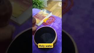 Holy water  Abhimantrit jal sanatan singingbowl [upl. by Kinemod38]