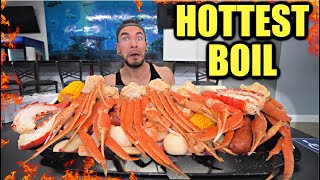 “PRAY FOR HIS BOTTOM” SPICIEST SEAFOOD BOIL CHALLENGE I HAVE EVER TRIED Joel Hansen [upl. by Valle]