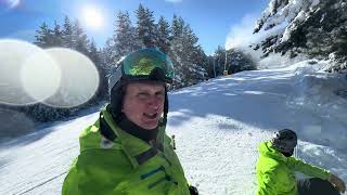 Best day of the Bansko season 2024 so far snow report from the ski road [upl. by Ahtiekahs973]