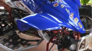 yfz 450 plastics  fenders removal [upl. by Gall]