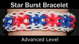 Rainbow Loom® Starburst Bracelet [upl. by Tad]